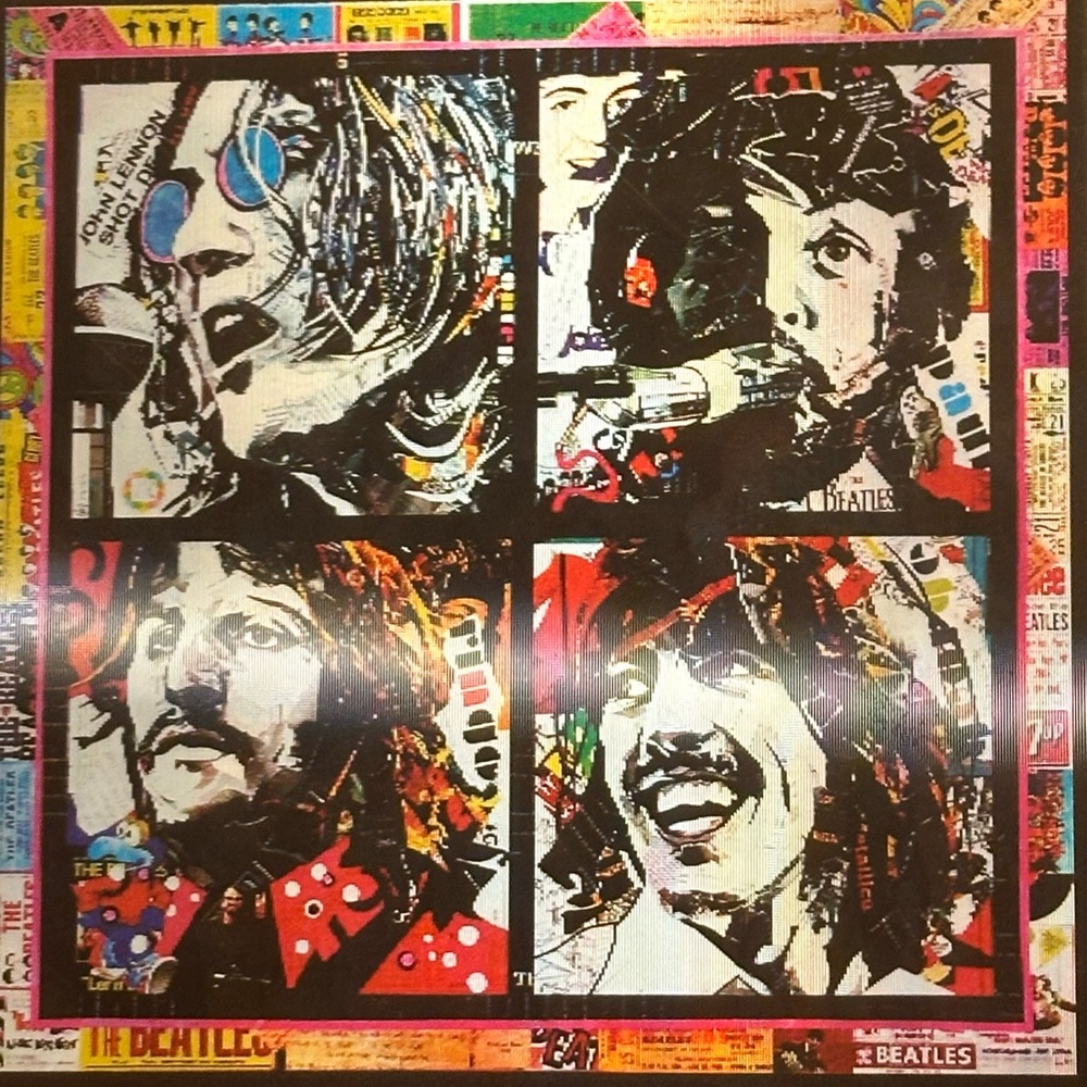 Beatles 3D Lenticular Sticker